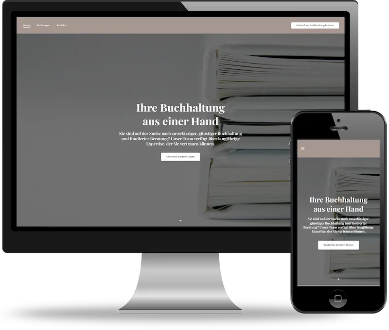 Professionell erstellte moderne SEO-optimierte Website für ein Beratungsunternehmen designed von webdesign4you
