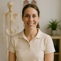 Portrait einer leitenden Physiotherapeutin für die Gesundheits-Praxis-Demo-Webiste erstellt von webdesign4you.at