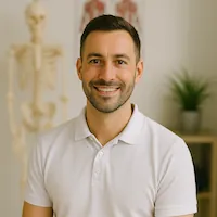 Portrait eines Physiotherapeuten für die Gesundheits-Praxis-Demo-Webiste erstellt von webdesign4you.at