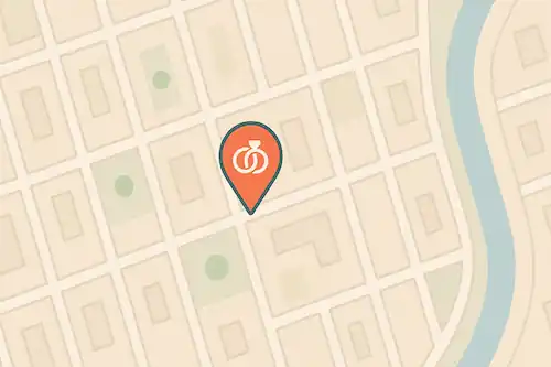 Karte zur Trauungslocation der Demo Hochzeits-Website